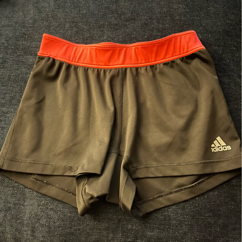 Adidas Black and Gray Performance Leggings